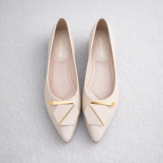 Orlina Leather Flats