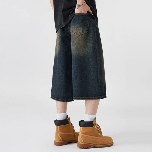 Gaucho Denim Shorts