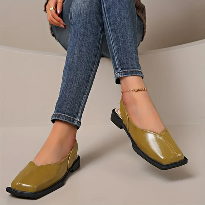 Mila Leather Flats