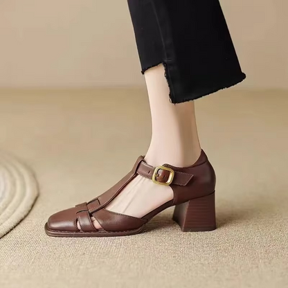 Camille Leather Heel