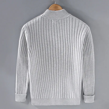Marlowe Full-Zip Rib Cardigan