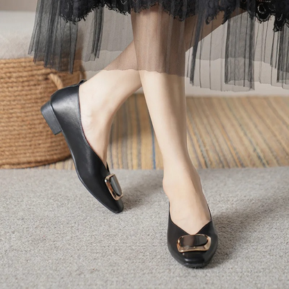 Lumé Leather Flats