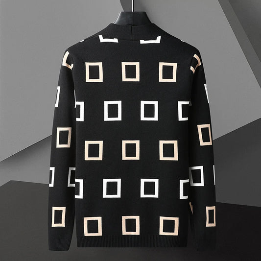 Cubic Cashmere Cardigan